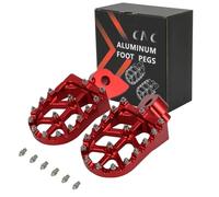 Estriberas Moto,Estriberas para CR50 65 125 150 WR125 SMS125 WRE125 TC TE TXC 250 310 449 510 SM400R SMR510-Rojo