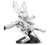 Estriberas Moto Estriberas Traseras Ajustables De Aluminio CNC Motocicletas para Suzuki SV650 SV650S SV1000/s GSXR 600 750 1000 Reposapiés(4)