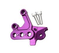 Estriberas Moto For Sur Ron Surron Sur-Ron Light Bee X & Light Bee S Electric Motorcycle CNC Aluminum Foot Pegs Rests(Purple Left Bracket)