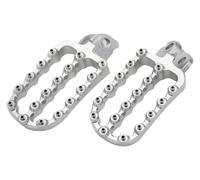 Estriberas Moto Para 690 950 990 1090 1190 1290 Para Adventure RS Para SX65 SX85 Motocicleta CNC Alargar Clavijas De Pie(Silver)