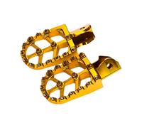 Estriberas Moto para Compatible con Sur-Ron Surron Sur ron Compatible Light Bee SX Bicicleta eléctrica Motocicleta Reposapiés CNC Montaje de pedales Pedales Reposapiés para moto(Gold)