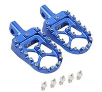 Estriberas Moto para Freewheeler/Servi-Car/Tri Glide Ultra Classic/Street Glide Trike, Antideslizante Aluminio Reposapiés Compatible con La Mayoría de Las Motocicletas,B/Blue