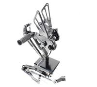 Estriberas Moto Para FZ-09 Para MT09 2013-2020 Para XSR900 2016-2020 Reposapiés Trasero Aluminio Para Motocicleta(Gray)