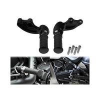 Estriberas Moto Para Indian Para Scout Para Bobber 2018-2021 Para Scout Para Sixty 2016-2021 2 Estribos Traseros Para Motocicleta Color Negro(MatteBlack Footpegs)