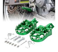Estriberas Moto para Kawasaki, Reposapiés de Enduro CNC Aluminio para Kawasaki KMX 125 R KMX 125R KMX125R Enduro Pit Bike Motocross Verde