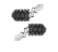 Estriberas Moto para Reposapiés para motocicleta BMW R1300GS Adventure R 1300 GS ADV, pedales giratorios y ajustables(Silver With Cover)