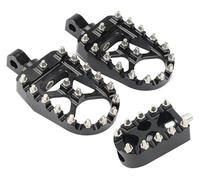 Estriberas Moto Para Sportster XL 883 1200 Dyna Street Bob Bobber Clavijas Pie Para Motocicleta(Black 1Set)