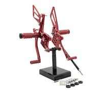 Estriberas Moto para Suzuki GSXR600 GSXR750 K1 K2 K3 K4 K5 1996-2000 2001 2002 2003 2004 2005 De Aluminio CNC Reposapiés Trasero Reposapiés(3)