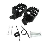 Estriberas Moto Para Yamaha PW 50 80 TW200 PW50 PW80 Pie Clavijas Reposapiés Izquierda Derecha Motocross Dirt Bike Negro