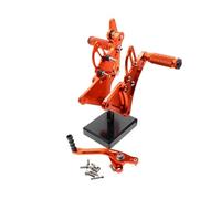 Estriberas Moto Pasajero para Buell para XB12S para XB12R Juego Trasero De Reposapiés De Pedal De Clavija De Pie De Motocicleta Ajustable De Aluminio Reposapiés Pedales(6)