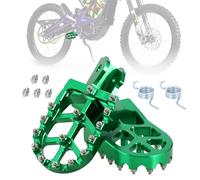 Estriberas Moto Reposapies Ancho Moto CNC Aluminio Para Surron Sur Ron Light Bee S/X X160 X260 Talaria Sting MX3/R MX4 X3 Verde