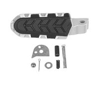 Estriberas Moto Reposapiés Traseros para Motocicleta Estriberas De Acero con Cubierta De Goma para TRK502 TRK502X 2020 TRK 502 502 X 2020 Accesorios Reposapiés(1 PC Rear Left)
