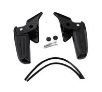 Estriberas Motocicleta 1 Par De Estriberas Delanteras Para Motocicleta Y Bicicleta Eléctrica Soportes A Prueba Herrumbre Piezas Repuesto Para Pedales Reposapies Moto(Negro)