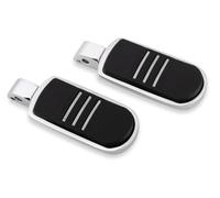 Estriberas para Breakout para FXBRS 2018-2020 para FXBR 2018,2023-2026 para Deluxe para FLDE 2018 Clavijas De Pie Traseras para Pasajero Reposapiés(A Chrome Rear)