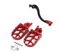 Estriberas para CRF250R 04-20 CRF450R 05-20 CRF450RX 17-20 CRF250RX 19-20 Motocicleta CNC Reposapiés Juego De Pedal Freno