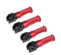 Estriberas para Ducati para Supersport 937 /S 939 /S 2017-2020 950 /S 2021-2024 para Monster 659 2012-2020 Pedal De Pasajero Motocicleta Reposapiés(2 Pairs Red)
