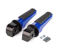 Estriberas Para ER-6F ER-6N ER6F ER6N Para NINJA 400 650 H2 SX Para VERSYS 650 1000 Z400 Z650 Pedal Clavijas Traseras Para Pasajero De Motocicleta(AZUL)