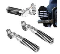 Estriberas Para Motocicleta, 2 Piezas Universales Cnc Modificado Estriberas Para Defensas De Motocicleta 28 Mm-32 Mm Pedales Plegables De 90 Grados De AleacióN De Aluminio Con Protector De Goma