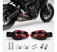 Estriberas para motocicleta BMW R 1250 GS Triple 2021-2023 | Aluminio por CNC | Apoyo estable para los pies | Kit completo de montaje | Plataforma ergonómica amplia | Agarre multipunto