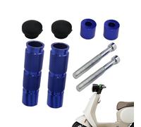 Estriberas para motocicleta, clavijas de pasajero, pedales de aleación de aluminio, piezas de modificación de repuesto para bicicleta de montaña, bicicleta eléctrica de grava
