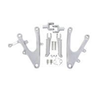 Estriberas Para Motocicleta Estriberas Delanteras Para Yamaha YZF R1 2004-2006(Plata)