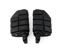 Estriberas para motocicleta, reposapiés de carretera, estribo, apto para Harley Davidson Cruisers Street Glide Softail Sportster Dyna (negro mate)
