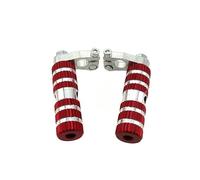 Estriberas para Motocicleta Reposapiés Reposapiés para 2 Tiempos 47cc 49cc MTA1 MTA2 para Pedal De Carretera, Pedal Antideslizante, para Pedal De Carretera con(Red)