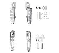 Estriberas para reposapiés delantero trasero compatible con Honda CBR600RR 2003-2019 CBR1000RR 04-16