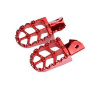Estriberas para Talaria para Sting Motocicletas Eléctricas Reposapiés Aleación De Aluminio Azul/Rojo/púrpura/Amarillo/Negro/Verde Reposapiés(Red)