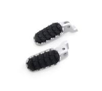 Estriberas para Tiger 850 para Sport 900 / para GT/para Rally/para Bond Edition 1200 2020-2024 Pedales De Reposapiés Delanteros Reposapiés(Silver with Cover)