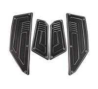 Estriberas Para TMAX530 Para TMAX 530 Para T-MAX 2012 2013 2014 2015 2016 Clavijas Pedal Para Motocicleta Escalones Almohadillas Para Placa Pie Reposapiés(Negro)