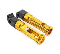 Estriberas para YZF R3 2015-2024 R25 2014-2024 para Tracer 700 900 2019-2020 para FZ1 1000 N/S 2006-2015 Estriberas Traseras De Motocicleta Reposapiés(Yellow)