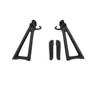 Estriberas para YZF R6 2006 2007 2008 2009 2010 2011 2012 2013 2014 2015 2016 Clavijas De Pie Traseras De Pasajero Motocicleta con Soporte Reposapiés(Sand Black)