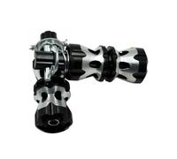 Estriberas Pedal de reposapiés delantero y trasero para motocicleta, estriberas fijas, accesorios modificación, clavija pie 6mm repuesto