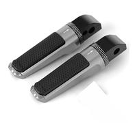 Estriberas Pedal Piezas De Repuesto para Triumph Street Triple 2017 2018 2019 2020 2021 2022-2024,Reposapiés Pedales Motocicleta Motorcycles Foot Pegs Footrest Accesorios,Grey