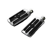 Estriberas Pedales reposapiés Reposapiés universales para Motocicleta, 1,25" (32 mm), Pedal de reposapiés Delantero y Trasero, Montaje Macho para Sportster XL883 FLHT FLHR para Dyna
