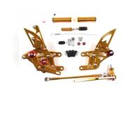 Estriberas Pie Motocicleta 1 juego para CBR1000RR 2004-2020 Reposapiés traseros ajustables CNC Estriberas para CBR1000 CBR 1000 RR 2008-2011