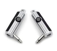Estriberas Pie Motocicleta Piezas de motocicleta Par de estriberas de apoyo para motocicletas para 1984-2018 Fat Boy SuperLow XL883L