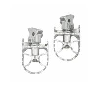 Estriberas Pie Motocicleta Reposapiés para F800GS F700GS 08-2017 F650/G650GS Reposapiés de motocicleta Reposapiés de acero inoxidable