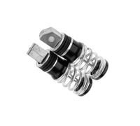Estriberas Pie Motocicleta Reposapiés traseros para motocicleta, reposapiés de pasajero, reposapiés traseros de aluminio con resorte, pedales universales para motos de cross