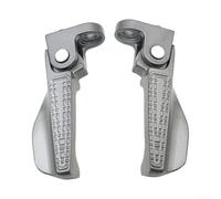 Estriberas plegables de aleación para scooters eléctricos M85C M95C, compatibles con bicicletas eléctricas de la serie, 1 par (gris)