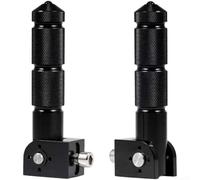 Estriberas plegables de aluminio CNC de 12 mm, color negro