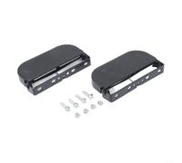 Estriberas plegables para motocicleta para tubo de 20 mm y 25 mm con reposapiés de metal antideslizante y cierres de barra de parachoques para bicicletas eléctricas, scooters, ciclomotores, ajuste de