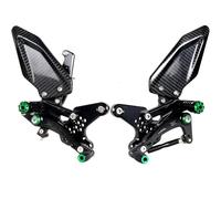 Estriberas Plegables Reposapiés De Motocicleta Pedal Estribera Estriberas Traseras Juego Para ZX25R ZX4R ZX4RR ZX4-SE