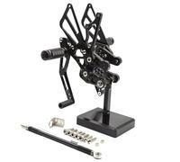 Estriberas Plegables Reposapiés Trasero Para Motocicleta Estribera Pedal Para GSXR1000 K7 2007-2008