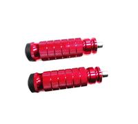 Estriberas Reposapiés 1 Par Universal 8MM CNC Plegable Modificado Motocicleta Reposapiés Reposapiés Pedal Pedali Poggiapiedi(6)