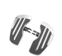 Estriberas Reposapiés anchos delanteros y traseros motocicleta para Kawasaki Vulcan S 650 EN650 VN650 2015-2023 delanteros piloto(Chrome For Driver)