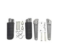 Estriberas Reposapiés delanteros y traseros motocicleta para Honda CB400 SuperFour CB-1 CB500 CBR1100XX Pedales antideslizantes(2 pair F and R)