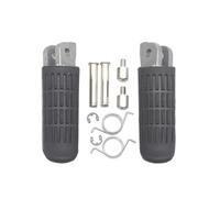 Estriberas Reposapiés delanteros y traseros motocicleta para Honda CB400 SuperFour CB-1 CB500 CBR1100XX Pedales anchos(Green)