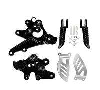 Estriberas Reposapiés para Suzuki para GSXR 1000 para GSX-R K5 K6 K7 K8 para GSXR1000 2005-2008 Reposapiés Delanteros Clavijas Trípode Pedal Stent Moto Reposapiés (Color : Footpegs Silver)